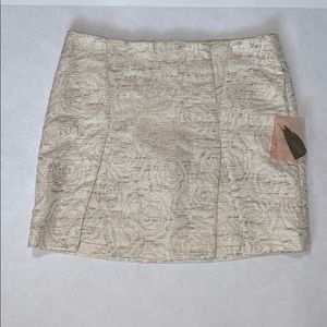 Cream/ Taupe Skirt